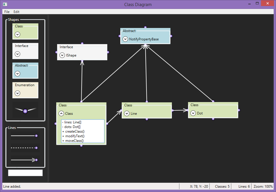 GitHub - MichaeliusRepo/C-Sharp-Class-Diagram: Class Diagram designer ...