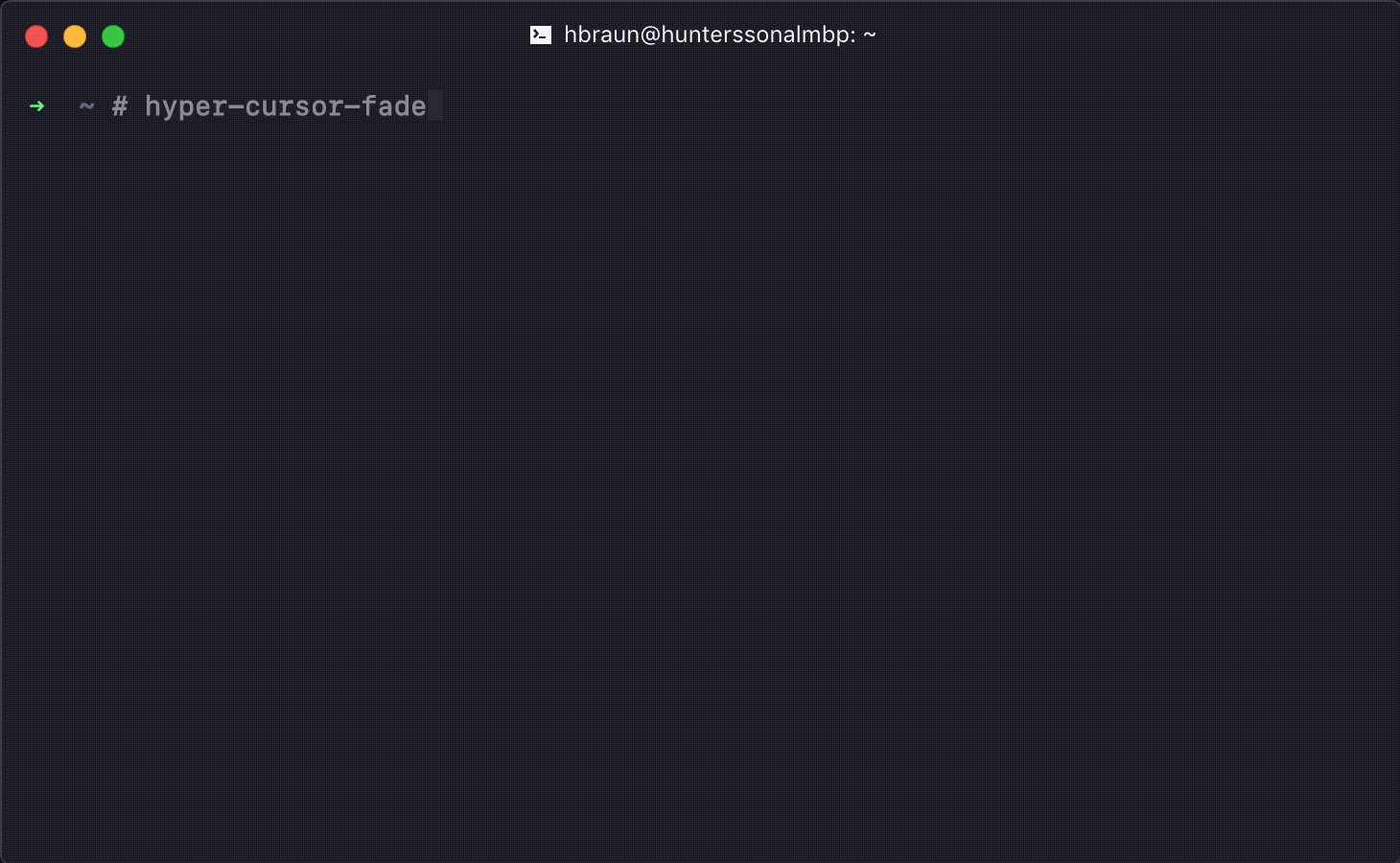GitHub - goronfreeman/hyper-cursor-fade: Cursor blink customization for ...