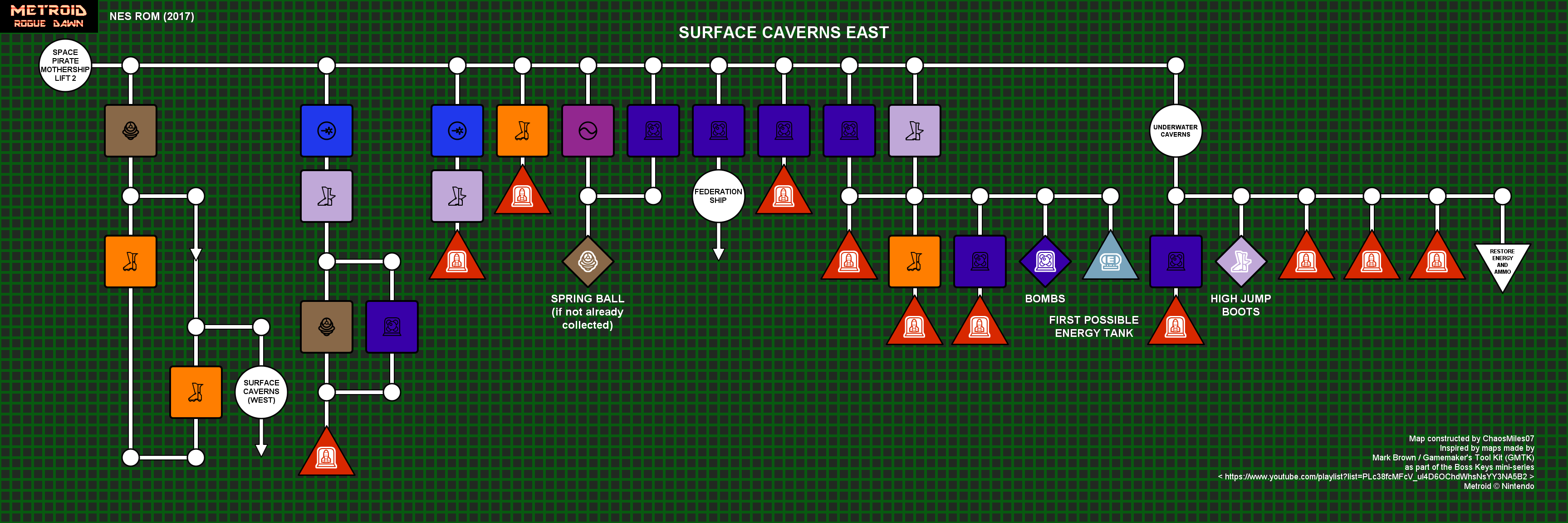 Surface Caverns: East Desolate Surface + Underwater Caverns