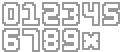 Bitmap font spritesheet