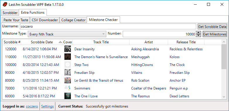 Milestone Checker