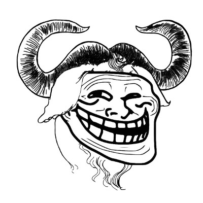 gnu-trollface