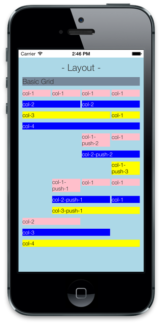 Layout basic grid