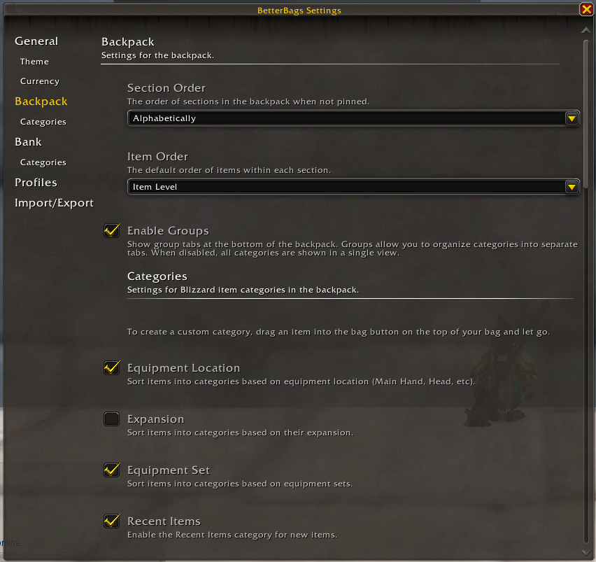 Extensive View options that can be fine-tuned by the user.