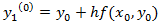 Modified euler's method