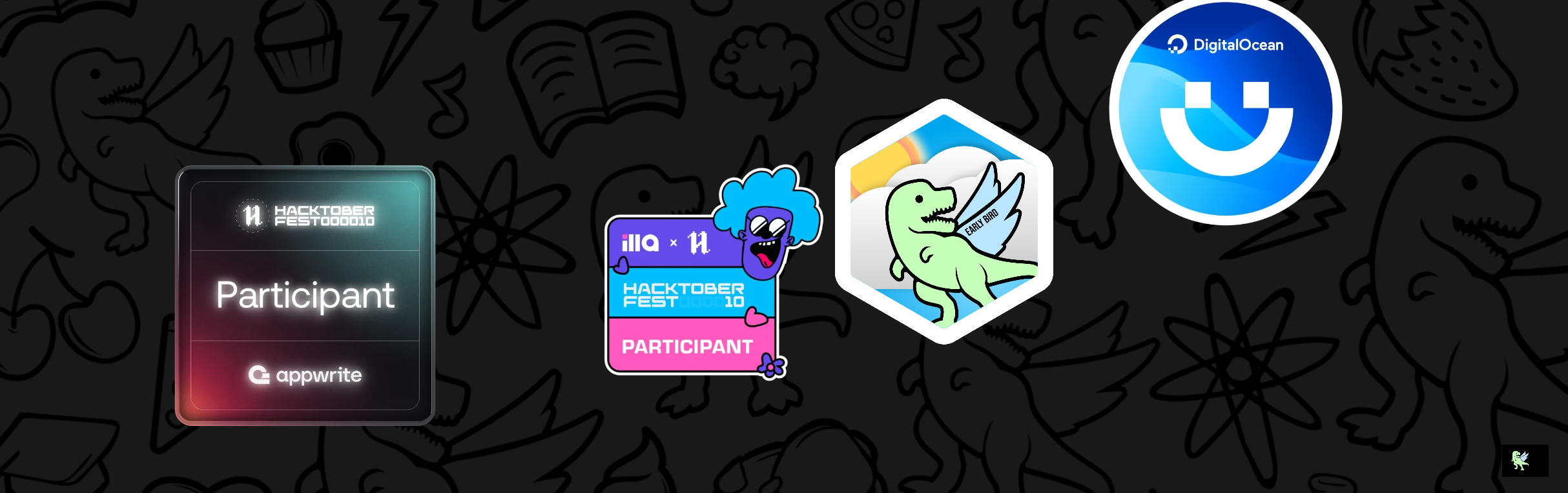 An image of @muhammedshibilm's Holopin badges