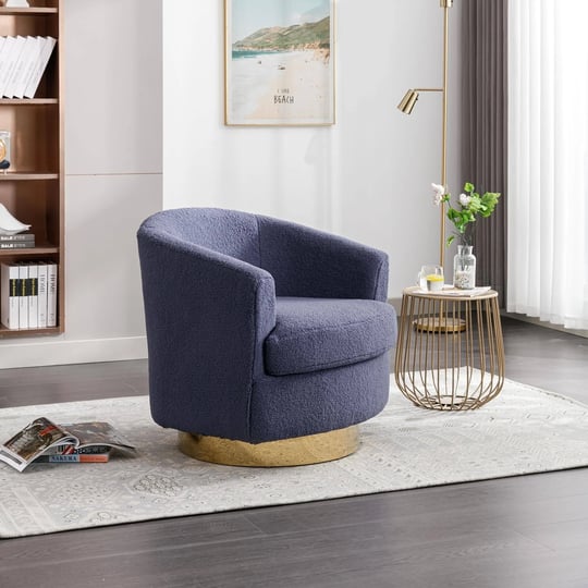 boucle-swivel-accent-barrel-chair-navy-1
