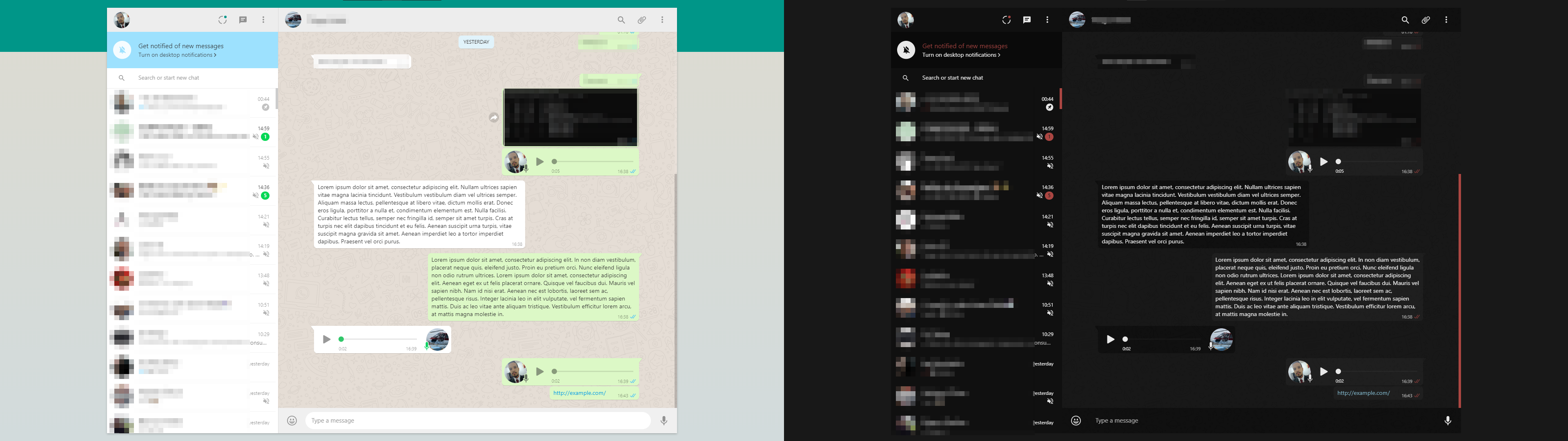 Base 16 Whatsapp Theme
