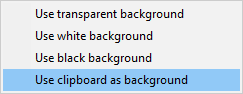Canvas Background Options