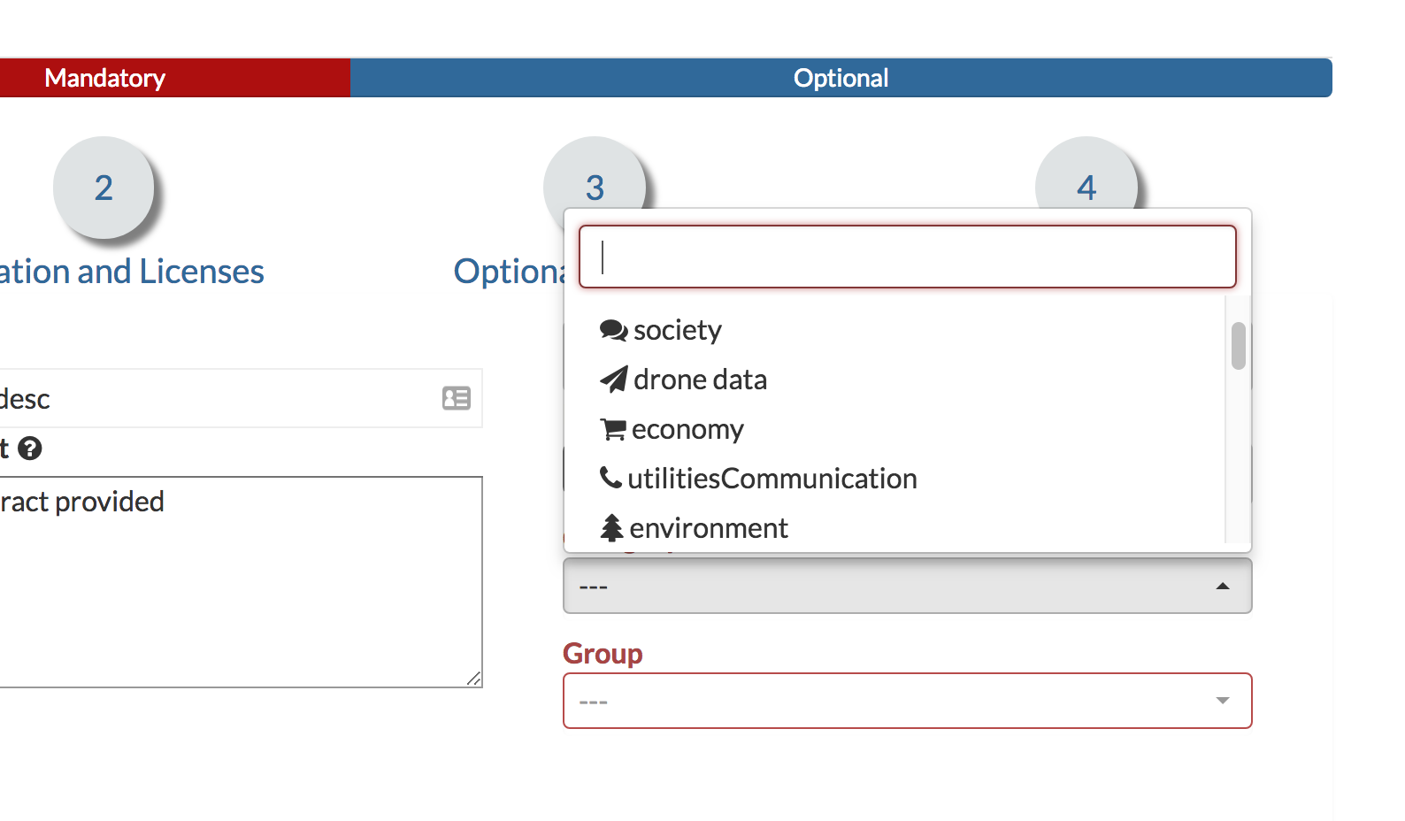 metadata category