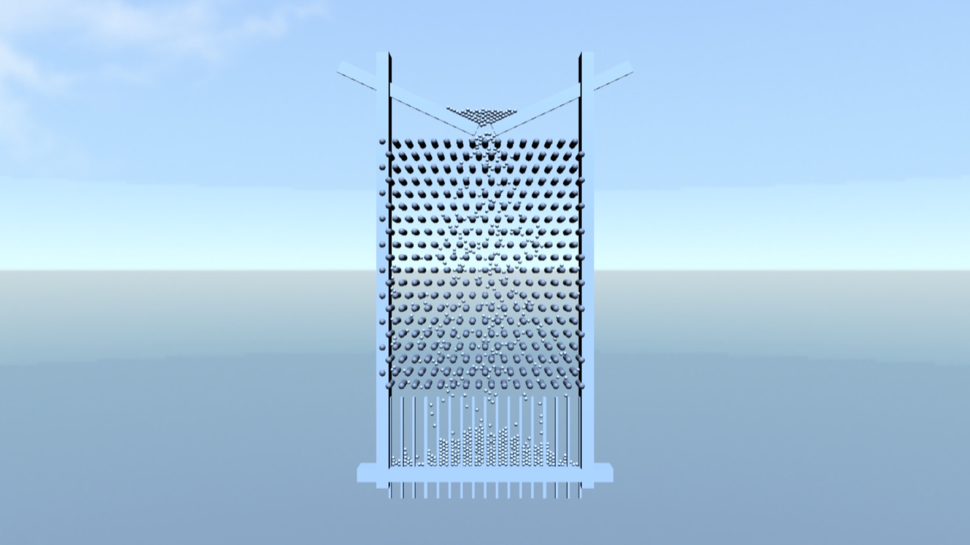 Galton Board Physics Demo