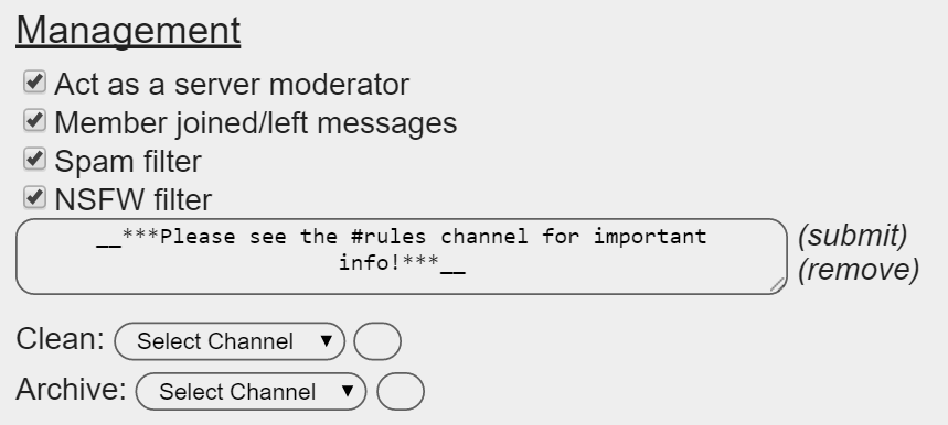 management example