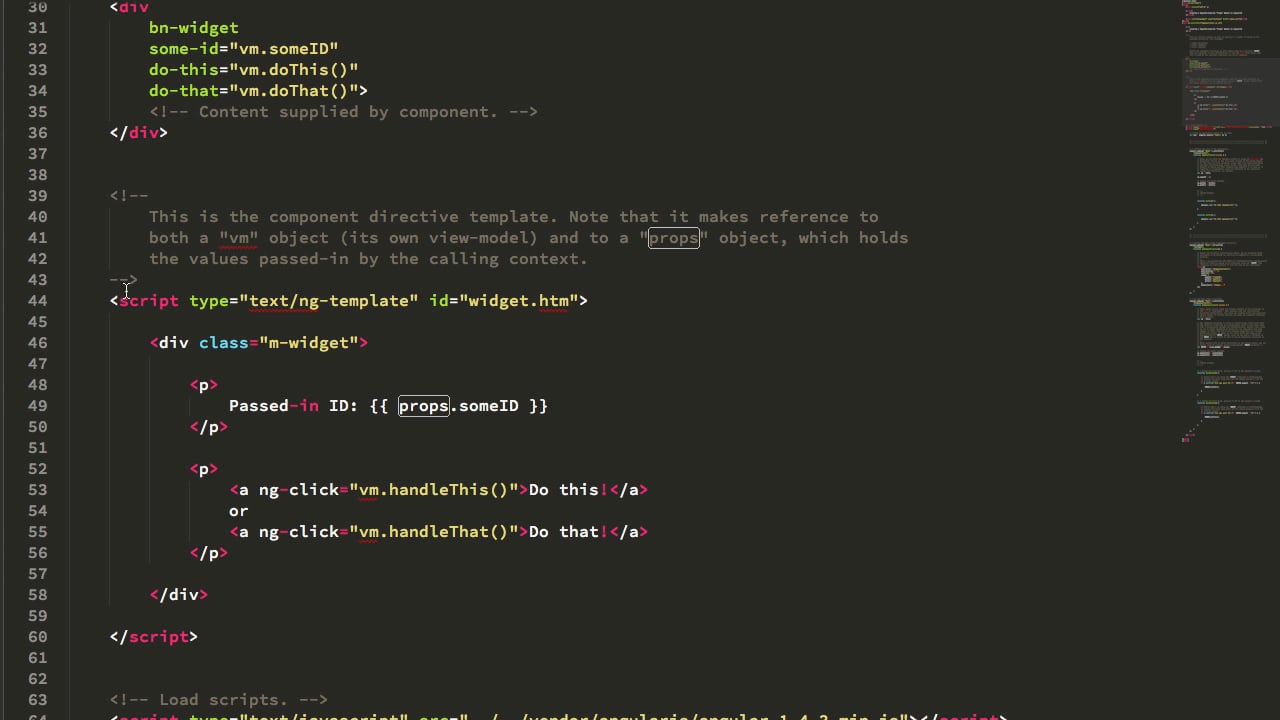 Creating A ReactJS-Inspired “Props” Object In AngularJS