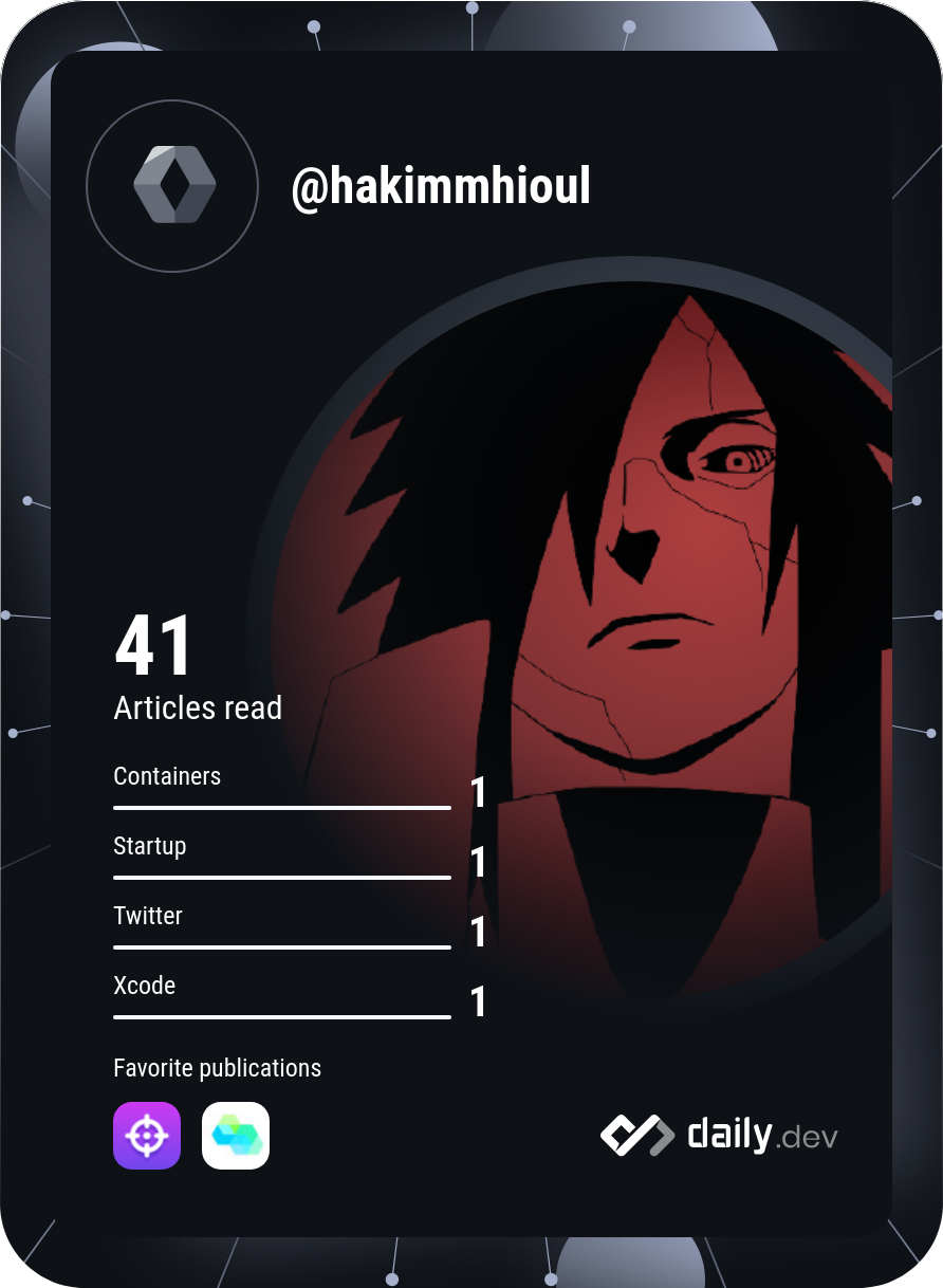 Abdelhakim Mhioul's Dev Card