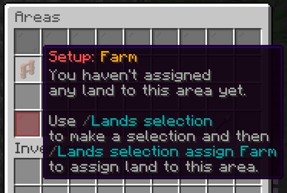 Execute /lands selection and mark the lower and upper corner with left and right click.