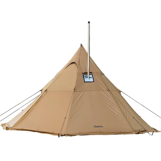 firehiking-leva-plus-camping-hot-tent-4-8-person-tipi-tent-with-stove-jack-for-bushcraft-cooking-and-1
