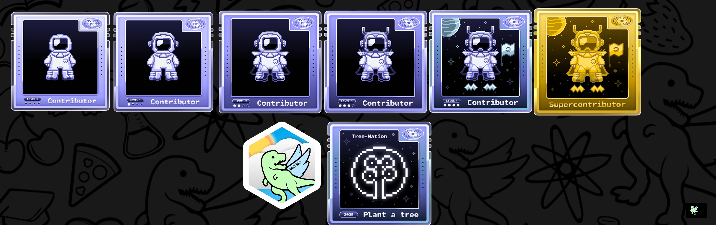 @gitmasterjatin's Holopin badges