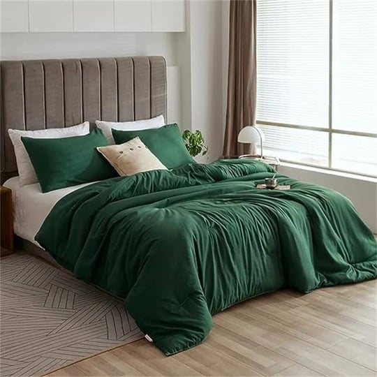 comforter-set-emerald-green-3-piece-california-king-1