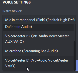 discord microphone