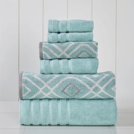 6-piece-yarn-dyed-towel-set-oxford-aqua-1