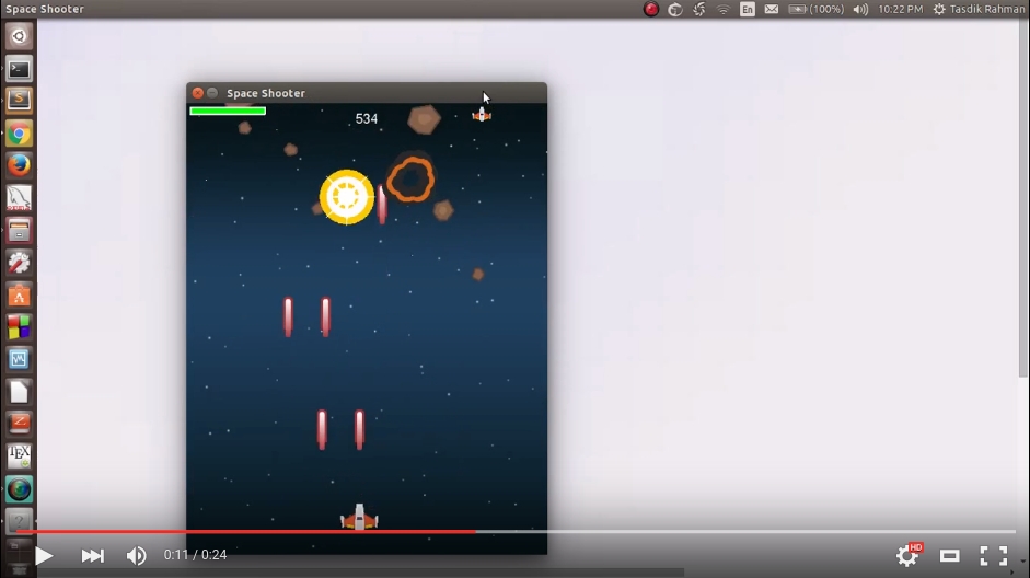 Space Shooter Demo - Youtube