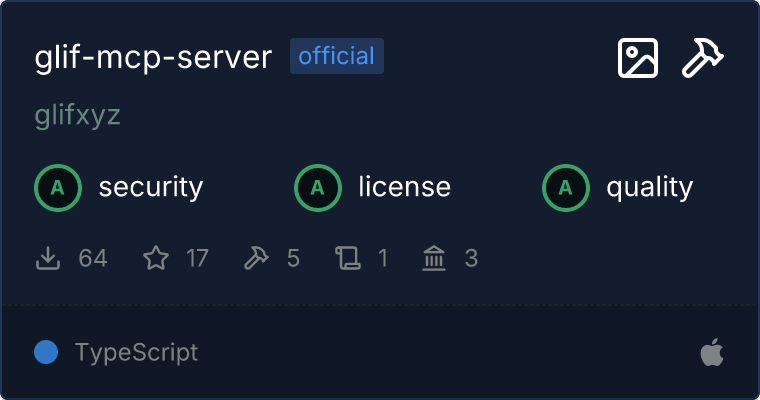 Glif MCP server