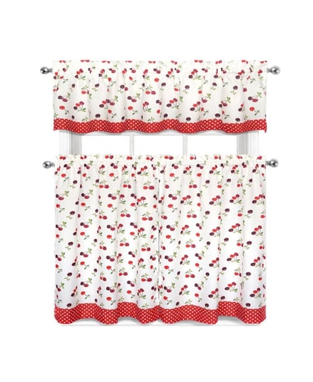 goodgram-montauk-accents-spring-cherries-polka-dots-complete-3-pc-kitchen-curtain-tier-valance-set-w-1