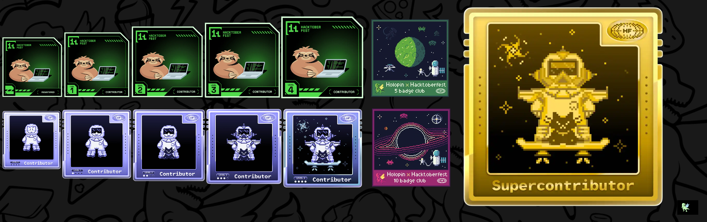 @techsaswata9's Holopin badges