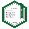 Management Top Customer Contributor | January 2025