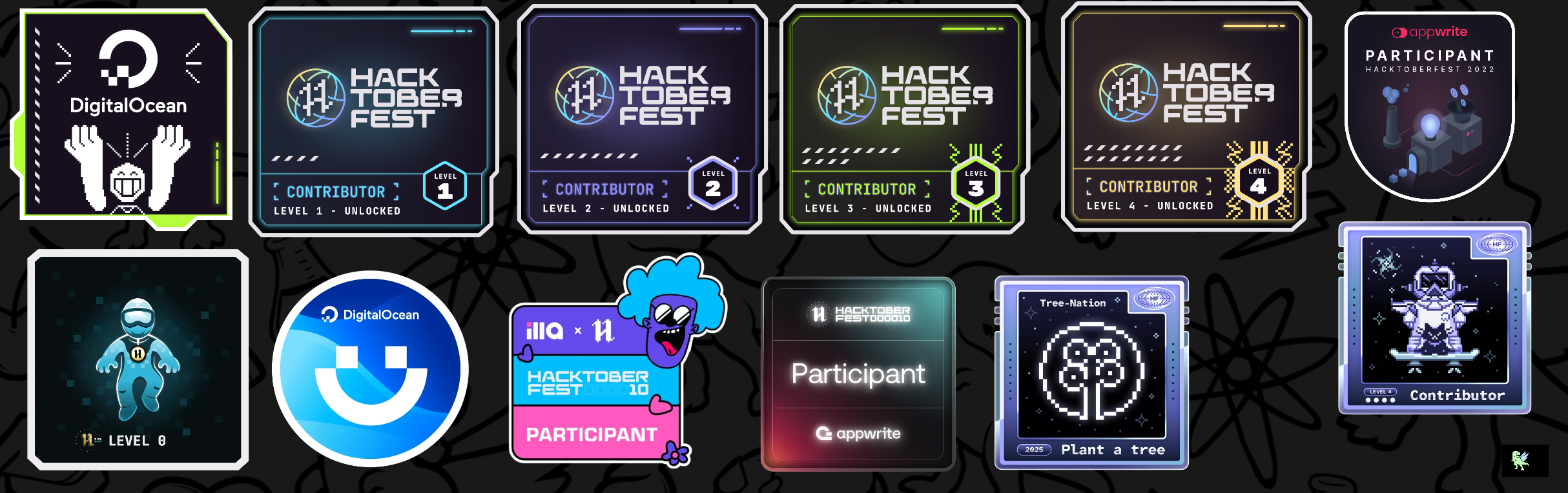 @SantamRC's Holopin board