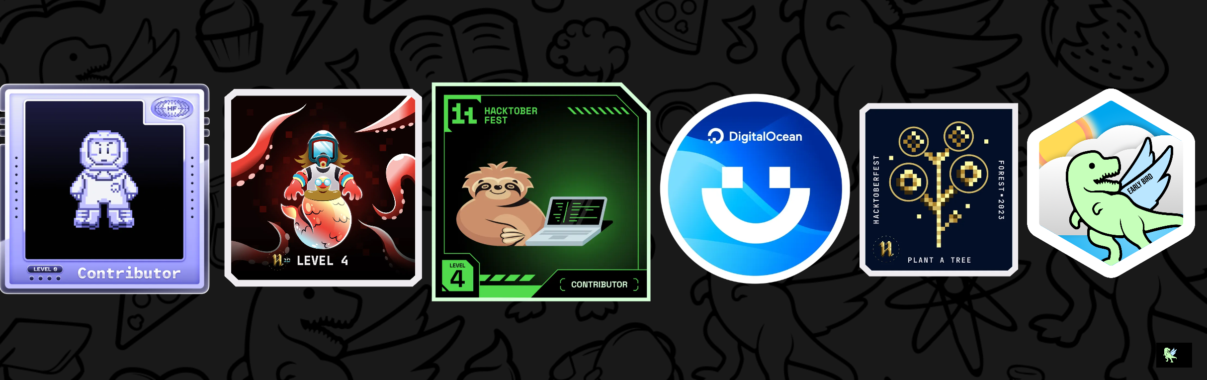 An image of @pawanrajsingh2088's Holopin badges, which is a link to view their full Holopin profile