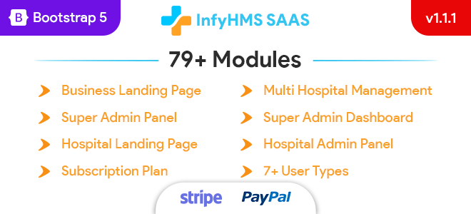 InfyHMS-SaaS