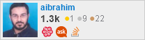 profile for aibrahim on Stack Exchange, a network of free, community-driven Q&A sites