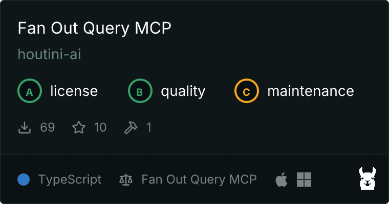 Fan-Out MCP server