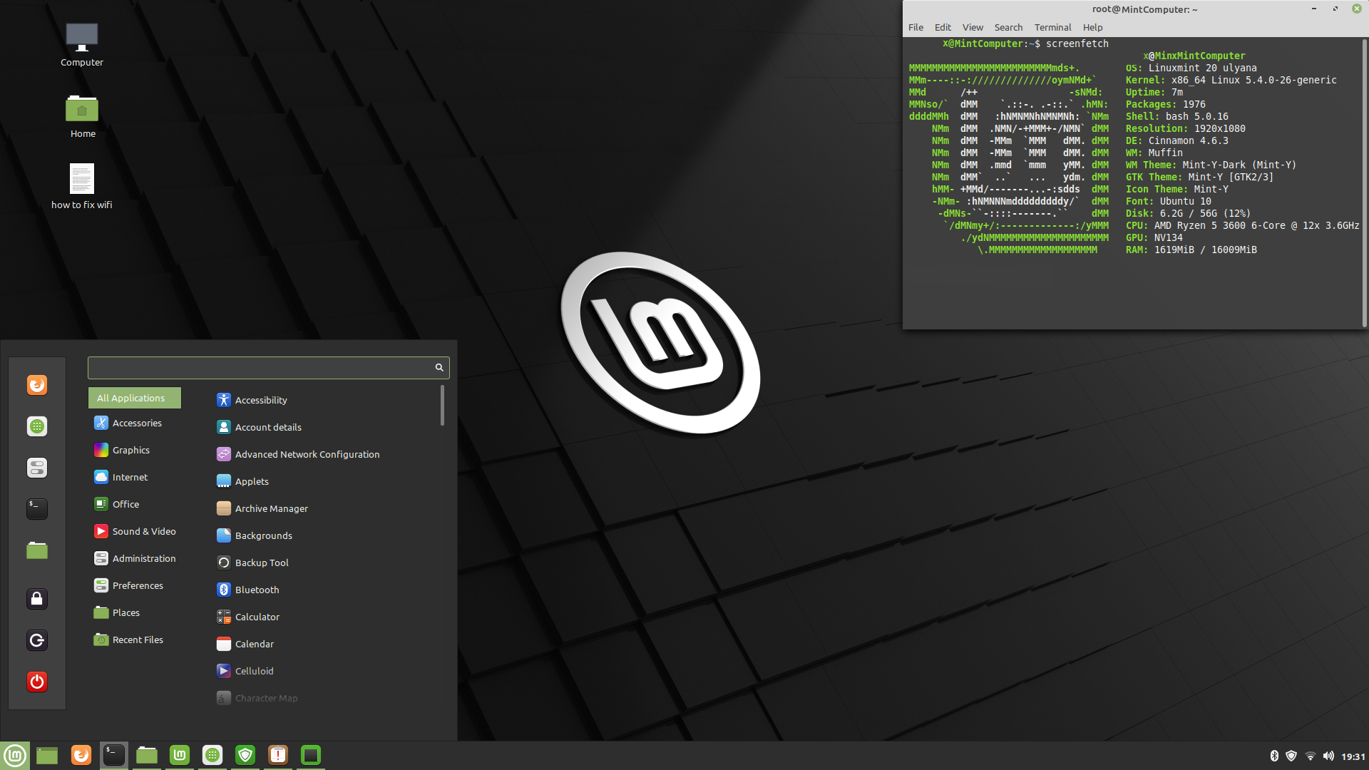 I installed the Linux mint 20 Beta : linuxmint