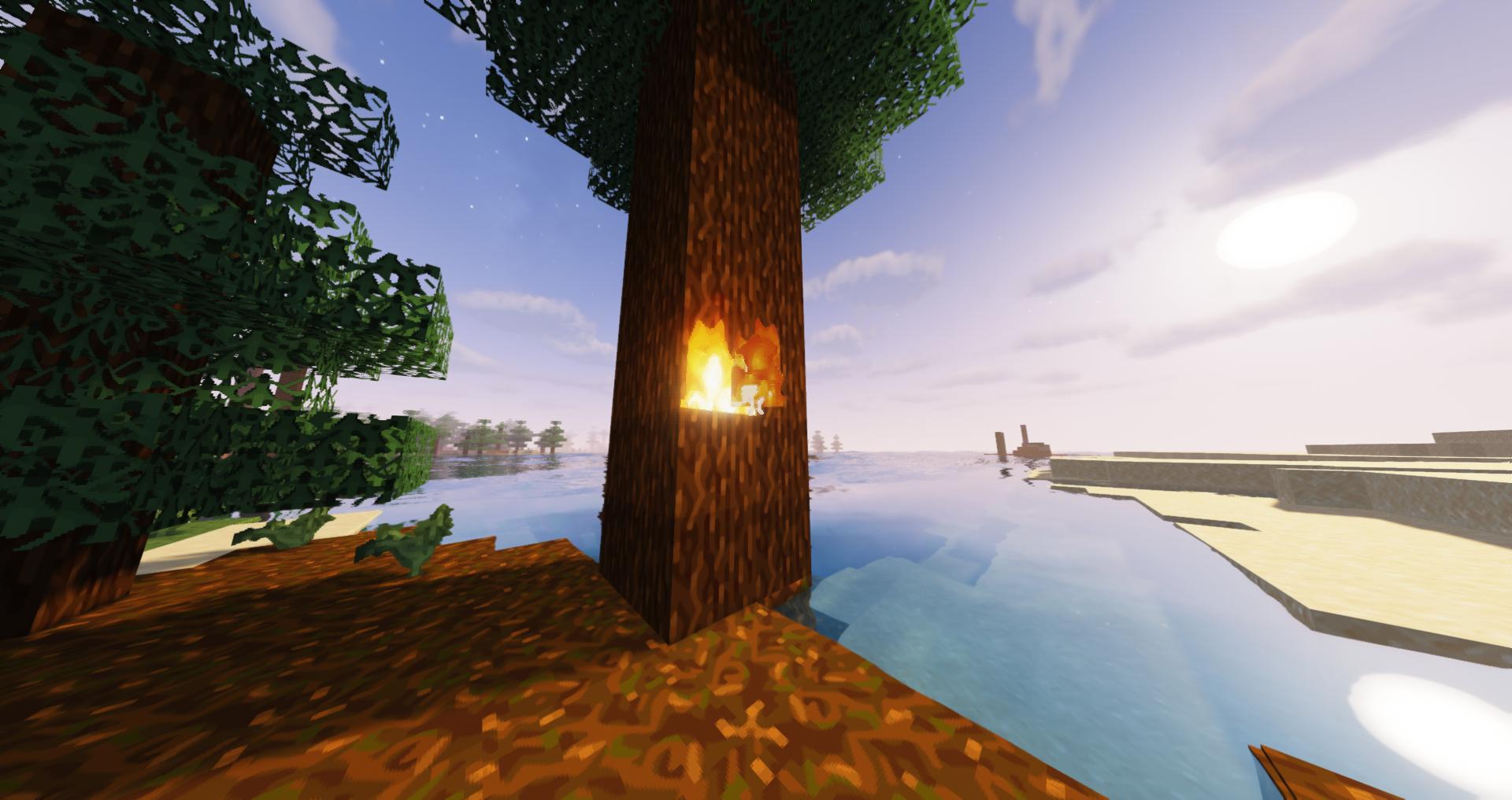 Burning Tree