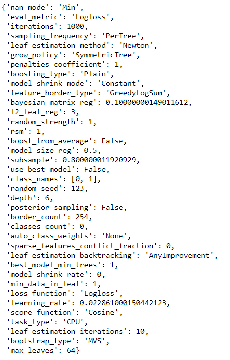 Catboost Hyperparameters — Image by Author