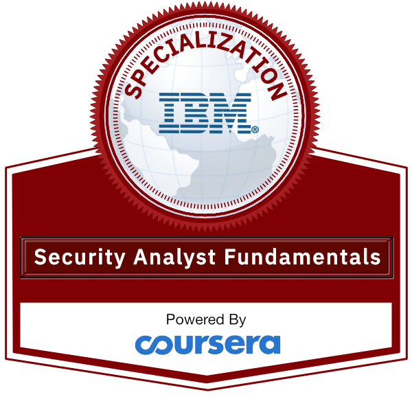 Security Analyst Fundamentals Specialization