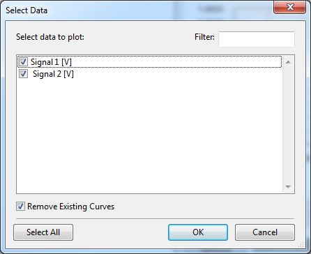 Select Data Dialog