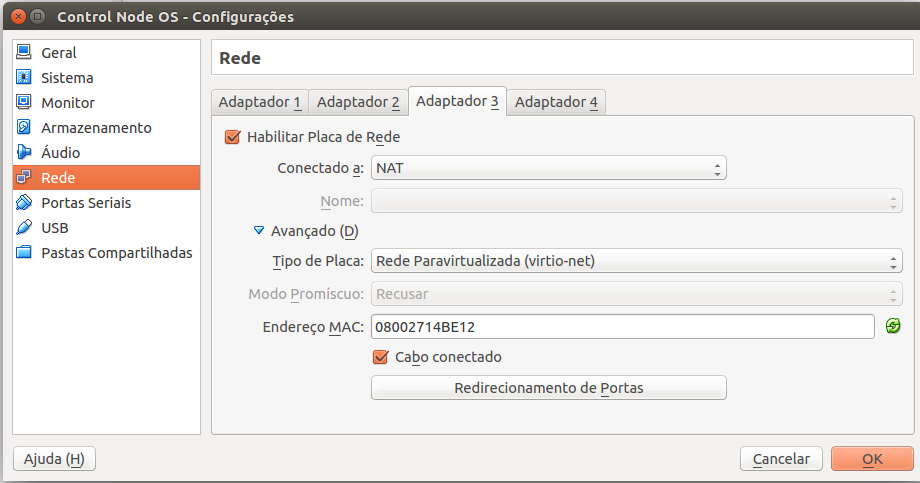 Configurando Adaptador 3