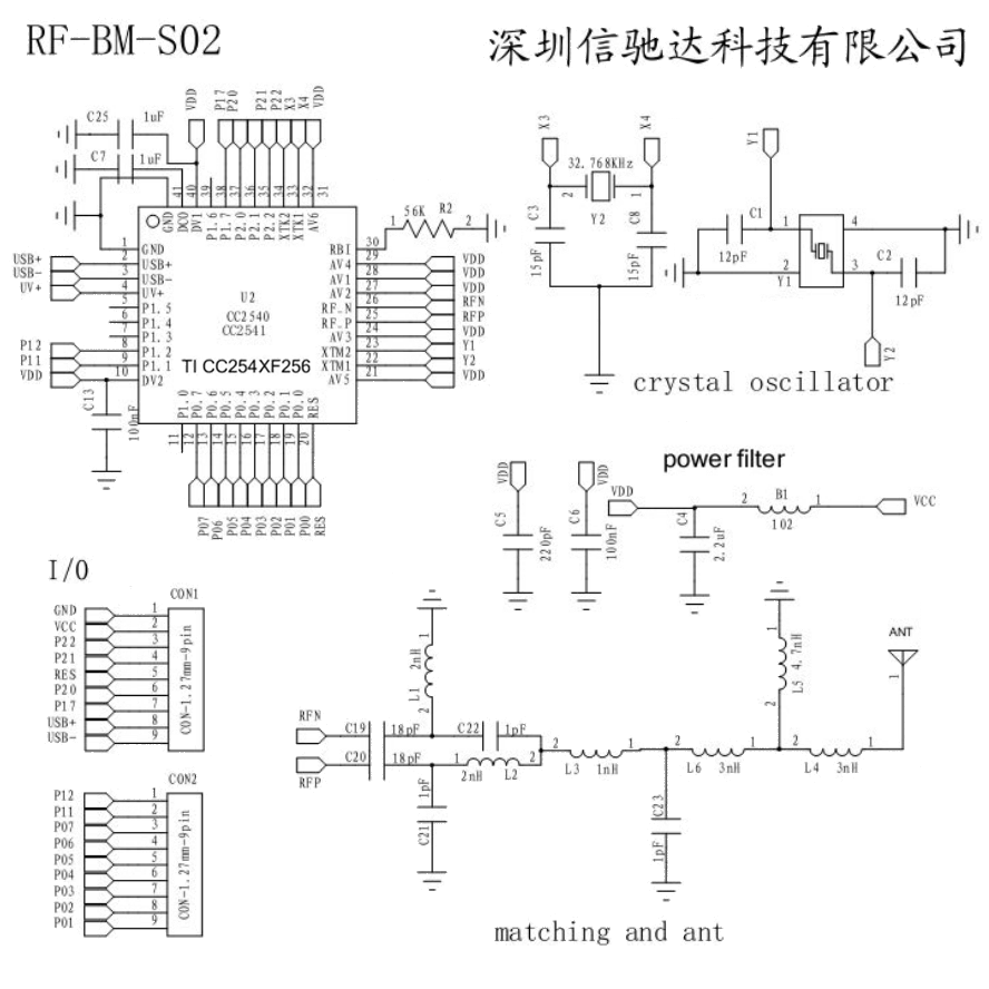 RF-BM-S02 Schematics