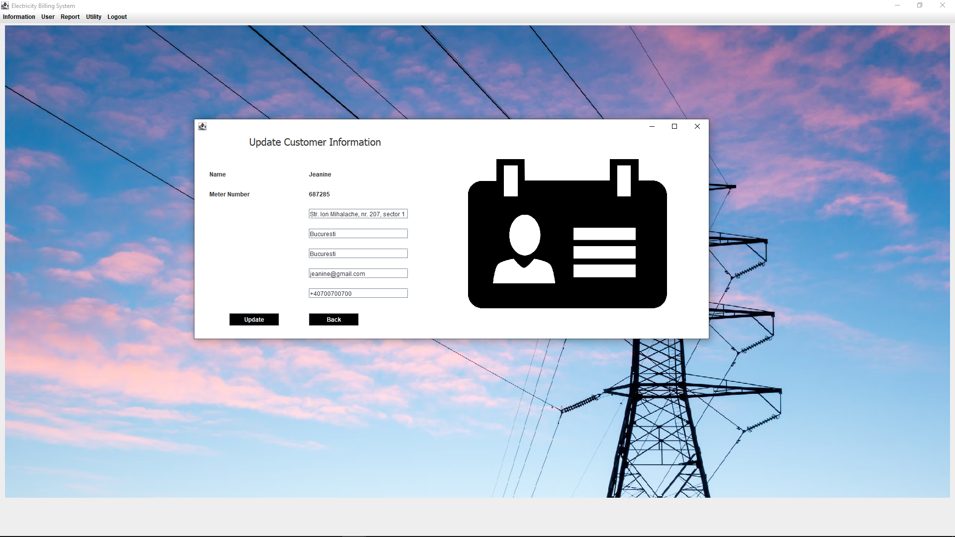 GitHub - chivumarius/ElectricityBillingSystem: Building "Electricity ...