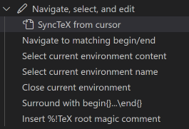 Navigate,select,and edit