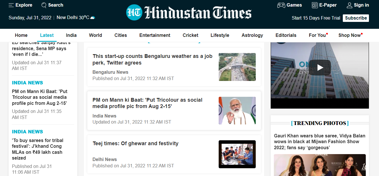 Latest-News Page