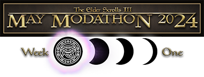 2024 Morrowind May Modathon Week One banner