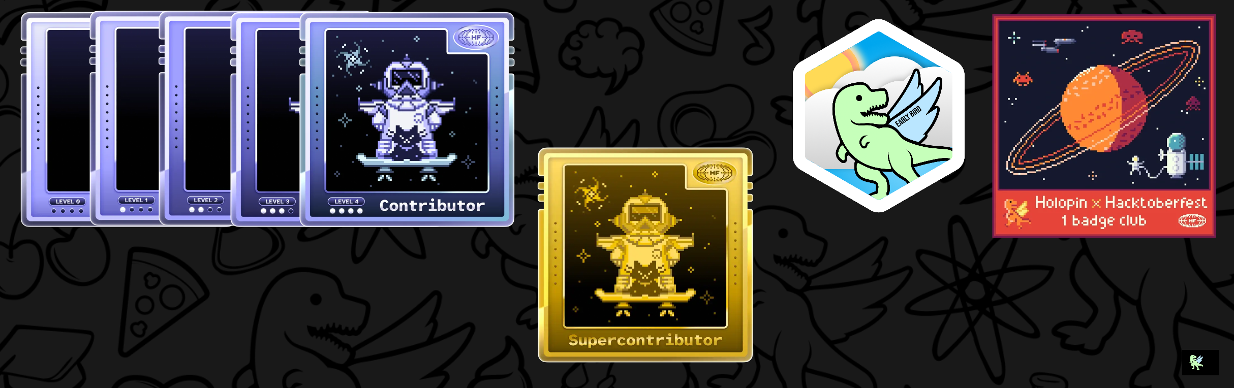 An image of @vsharanya's Holopin badges, which is a link to view their full Holopin profile