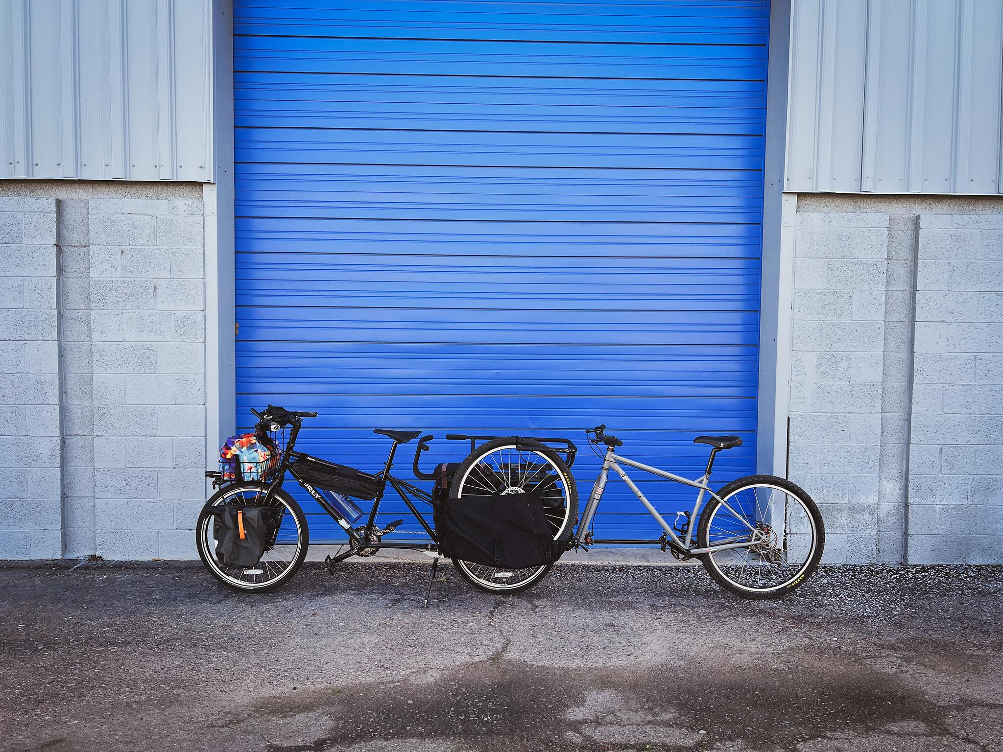 bike hauling bike