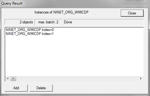 CDPtoWMI WMI Instances