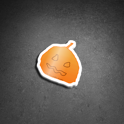 pumpkin sticker