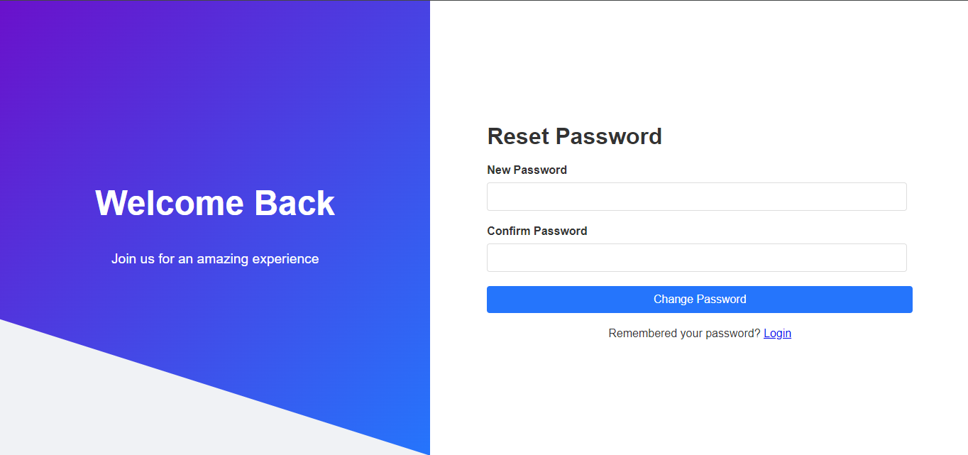 Password Reset New Password